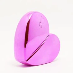 Herz-Aluminium-Glas-Parfüm-Flasche